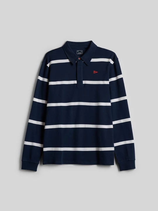 Obrázek produktu Longleeve polo relaxed pánské - tmavě modré 4F