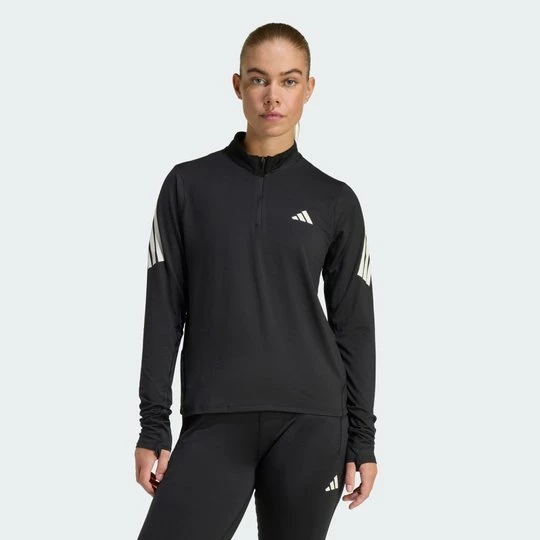 Obrázek produktu Mikina adi365 Iconic Running 1/2 Zip Adidas černá