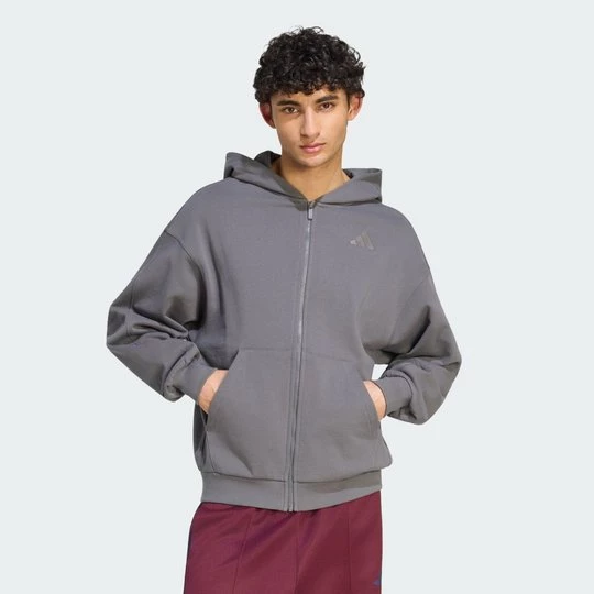 Obrázek produktu MIKINA ADIDAS KIT SMALL LOGO FULL-ZIP Grey Five