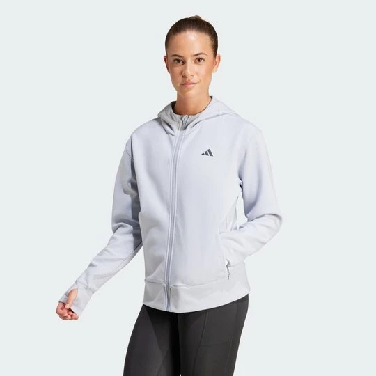Obrázek produktu Mikina Designed 4 Training Full-Zip Hooded Adidas Halo Silver