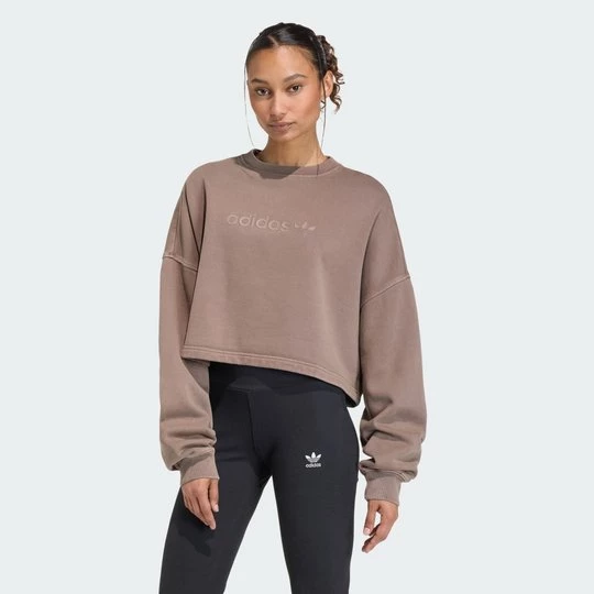Obrázek produktu MIKINA ESSENTIALS LINEAR CROPPED Adidas Earth Strata