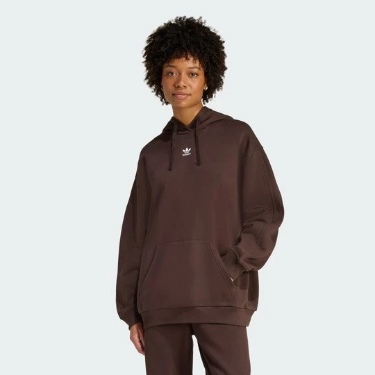 Obrázek produktu Mikina Essentials Oversized Fleece Adidas Aurora Coffee