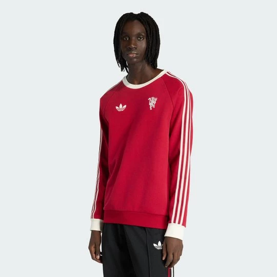 Obrázek produktu Mikina Manchester United Originals Crew Sweat Adidas Team Victory Red