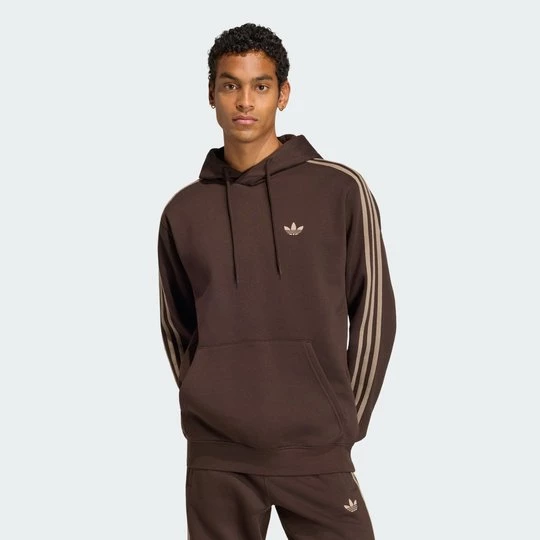 Obrázek produktu MIKINA S KAPUCÍ 3-STRIPES Adidas Aurora Coffee