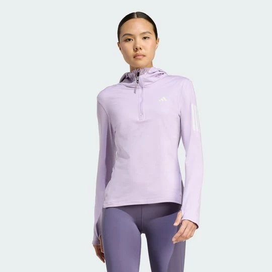 Obrázek produktu Mikina s kapucí na poloviční zip Own The Run Winterized Adidas