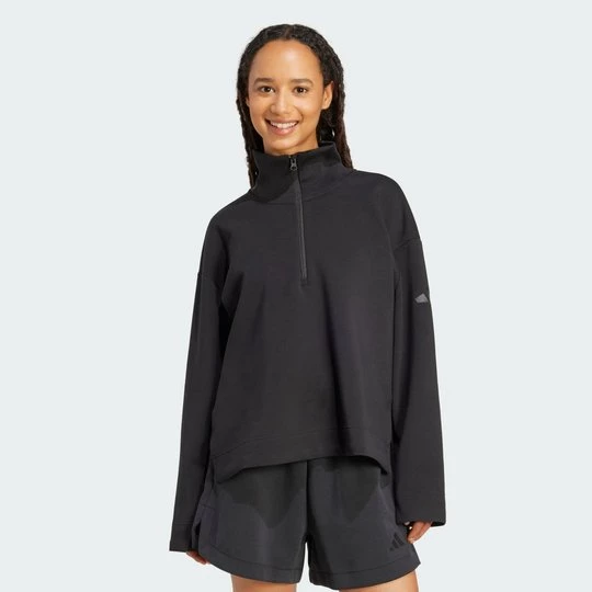 Obrázek produktu Mikina Soft Lux Quarter-Zip Adidas černá