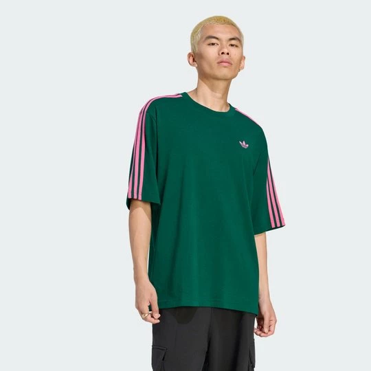 Obrázek produktu NADROZMĚRNÉ TRIČKO ADICOLOR 3S Adidas Collegiate Green