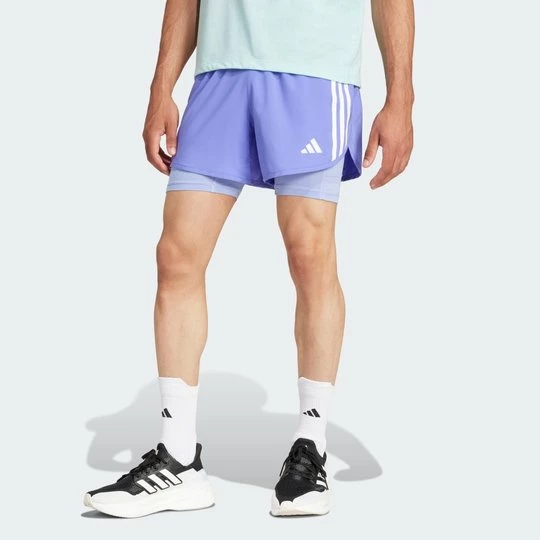 Obrázek produktu Own the Run 3-Stripes 2-in-1 Shorts Adidas