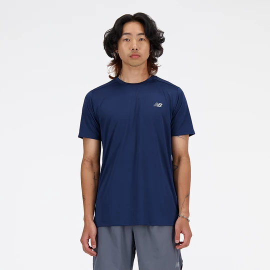 Obrázek produktu Pánské tričko New Balance MT41222NNY – tmavomodrá