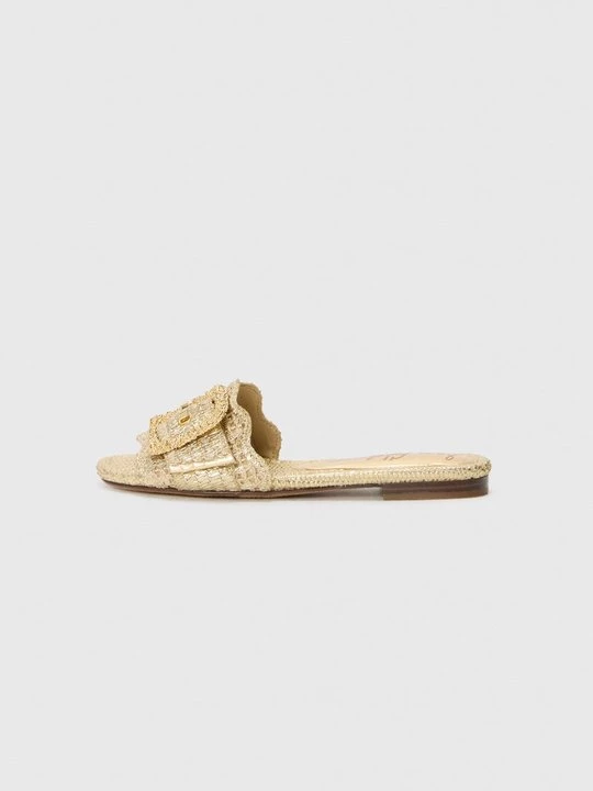 Obrázek produktu Pantofle Sam Edelman zlatá barva