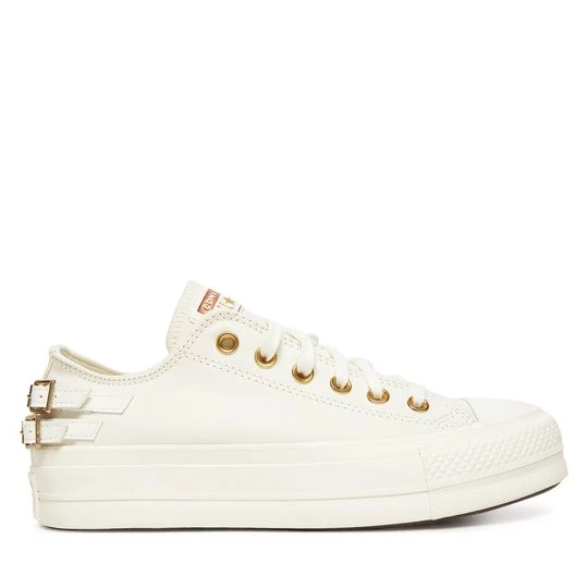 Obrázek produktu Plátěnky Converse Chuck Taylor All Star Lift Platform Buckle A11866C Bílá