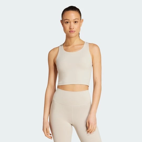 Obrázek produktu Podprsenka adidas All Me Medium Support Tank Top béžová