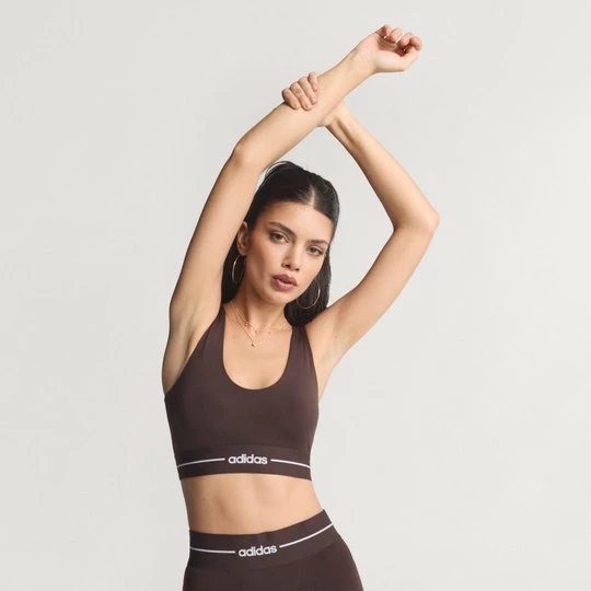 Obrázek produktu Podprsenka Hyperglam Light Support Adidas Aurora Coffee