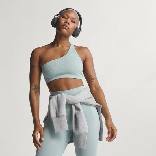 Obrázek produktu Podprsenka Light Support Optime Workout Rib One Shoulder Adidas Wonder Sage