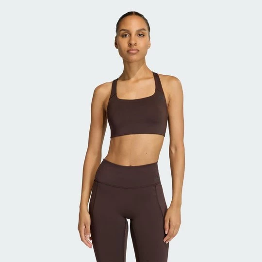 Obrázek produktu Podprsenka Optime Workout Medium Support Adidas Aurora Coffee