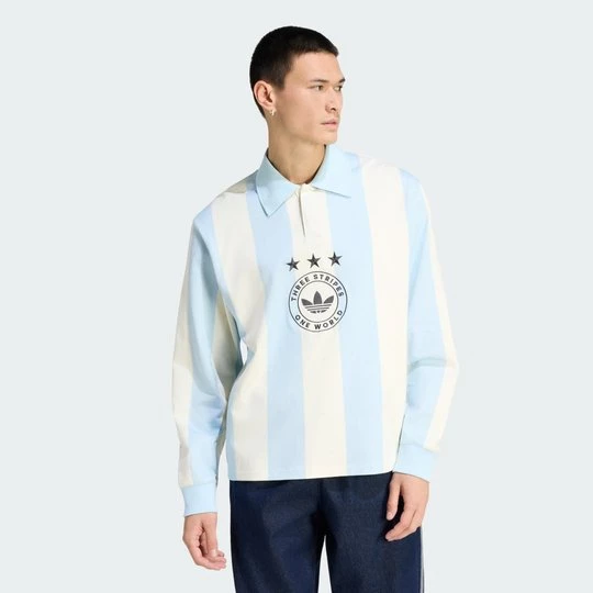Obrázek produktu POLO TRIČKO ORIGINALS GRAPHIC LONG SLEEVE Adidas modrá