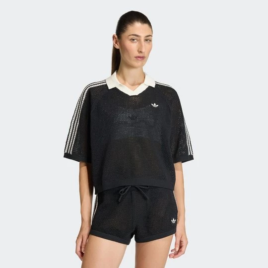 Obrázek produktu POLOKOŠILE KNITTED CROCHET Adidas černá