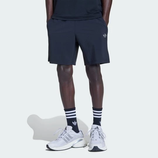 Obrázek produktu POLYESTEROVÉ ŠORTKY TECH TREFOIL ESSENTIALS Adidas černá