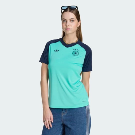 Obrázek produktu Předzápasový venkovní dres Německo 26 Adidas Flash Aqua