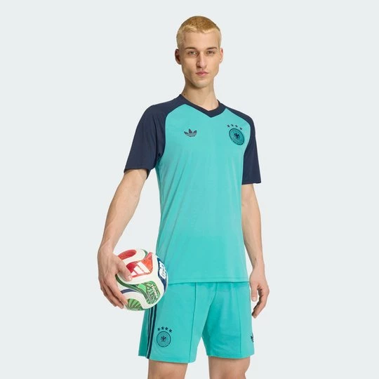 Obrázek produktu Předzápasový venkovní dres Německo 26 Adidas Flash Aqua