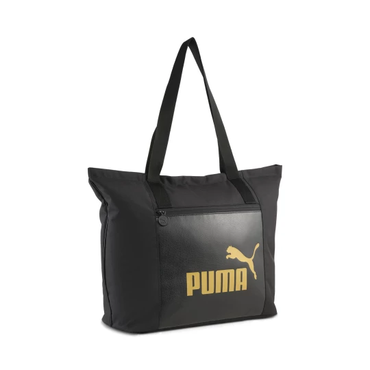 Obrázek produktu PUMA Campus Shopper Bag, Accessories, Black/Gold/No. Logo