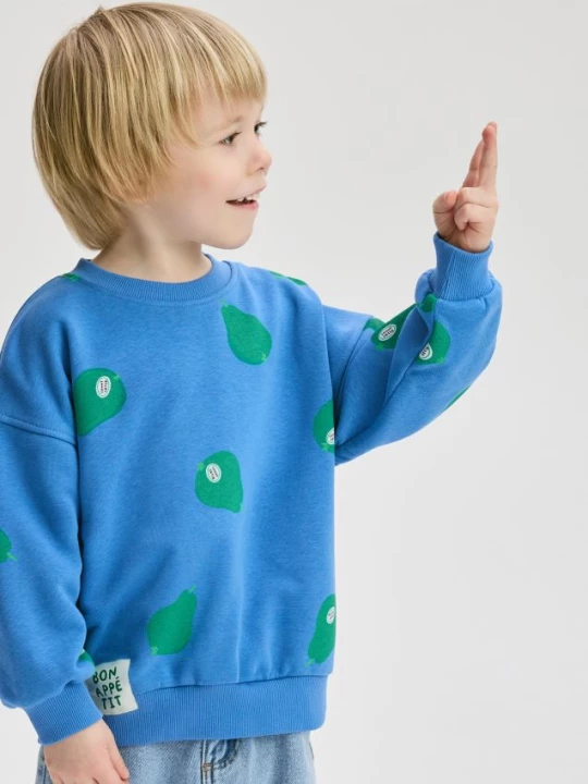 Obrázek produktu Reserved - Bavlněná oversize mikina - modrá