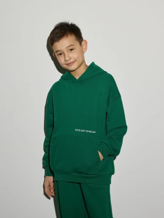 Obrázek produktu Reserved - Bavlněná oversize mikina - svěží zelená