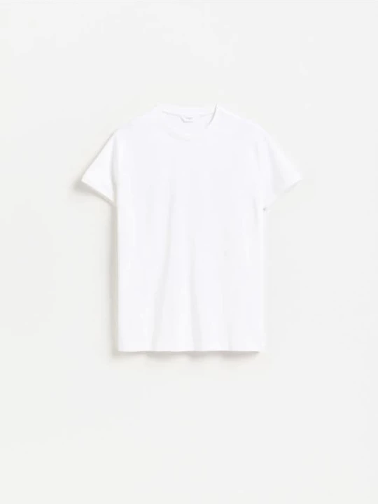 Obrázek produktu Reserved - Bavlněné tričko slim fit - bílá