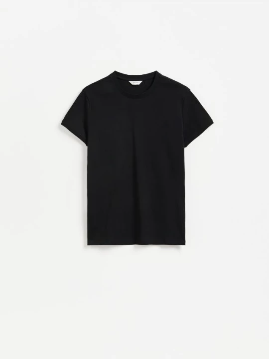 Obrázek produktu Reserved - Bavlněné tričko slim fit - černý