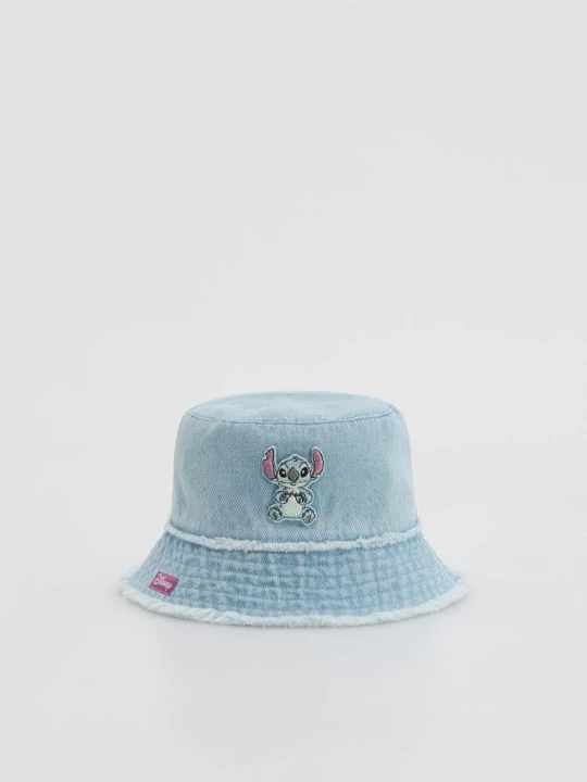 Obrázek produktu Reserved - Džínový klobouk Lilo & Stitch - bleděmodrá