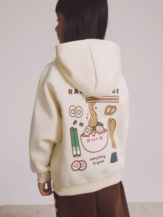 Obrázek produktu Reserved - Mikina s potiskem Pusheen - světle žlutá