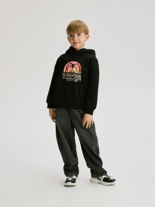 Obrázek produktu Reserved - Mikina Stranger Things - černý