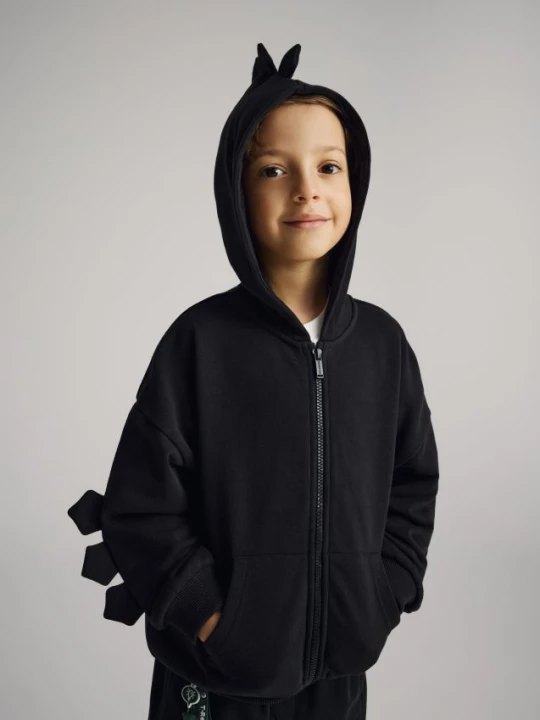 Obrázek produktu Reserved - Oversize mikina s kapucí - černý