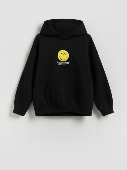 Obrázek produktu Reserved - SmileyWorld® mikina - černý