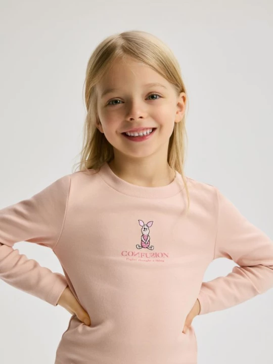 Obrázek produktu Reserved - Tričko s dlouhými rukávy Winnie the Pooh - tělová