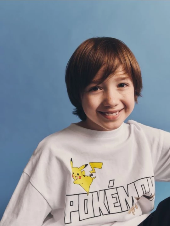 Obrázek produktu Reserved - Tričko s potiskem Pokémon - krémová