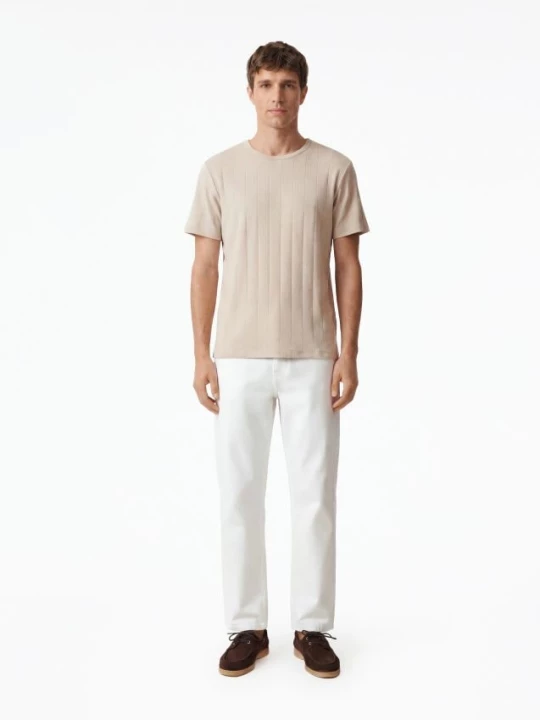 Obrázek produktu Reserved - Tričko slim fit - béžová