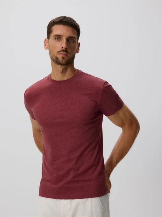 Obrázek produktu Reserved - Tričko slim fit - hnědá
