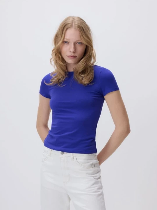 Obrázek produktu Reserved - Tričko slim fit - hyacintová