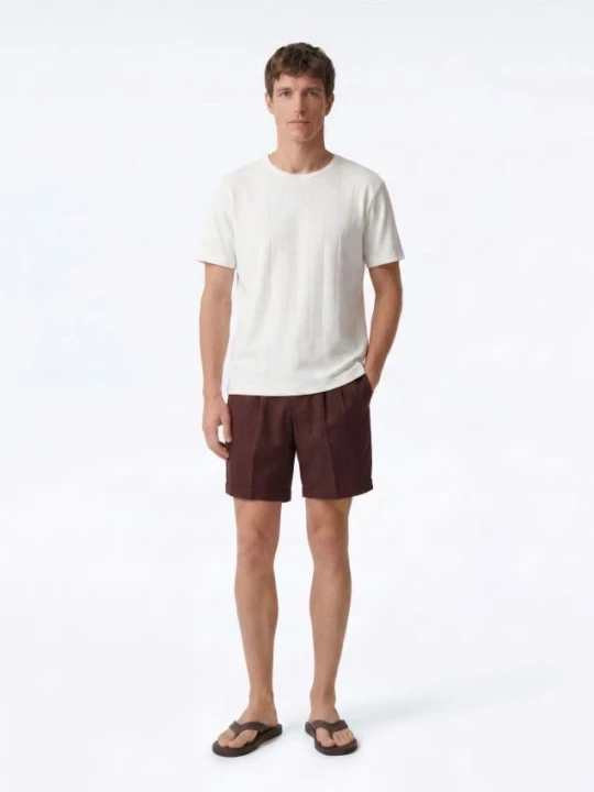 Obrázek produktu Reserved - Tričko slim fit - krémová