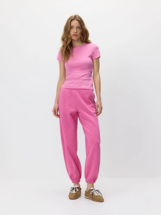 Obrázek produktu Reserved - Tričko slim fit - růžová
