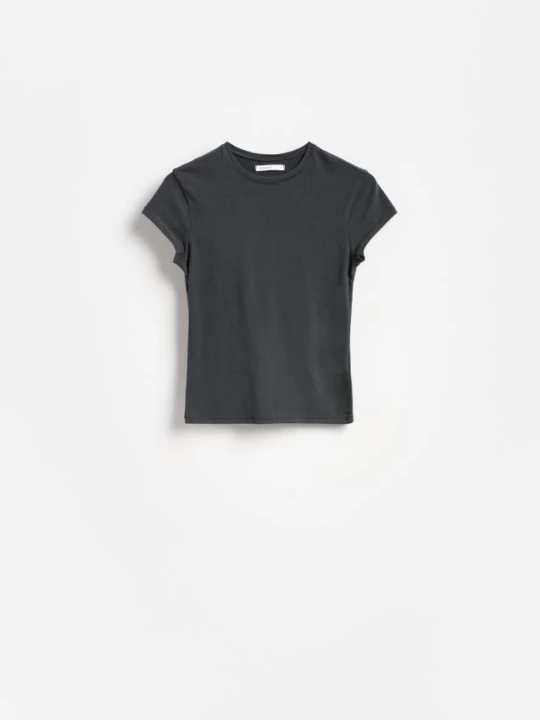 Obrázek produktu Reserved - Tričko slim fit - tmavě šedá