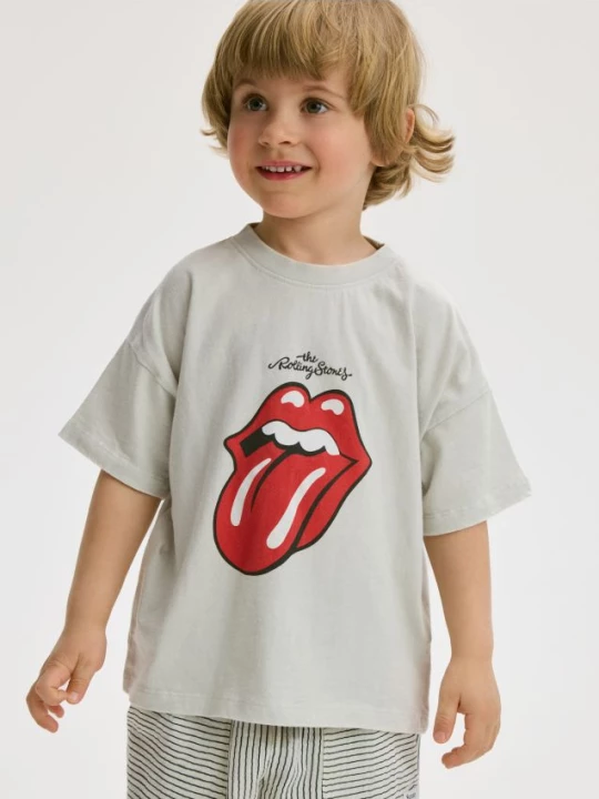 Obrázek produktu Reserved - Tričko The Rolling Stones - světle šedá
