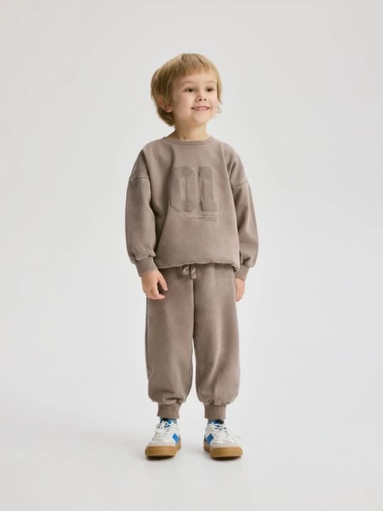 Obrázek produktu Reserved - Úpletová oversize sada - kávová