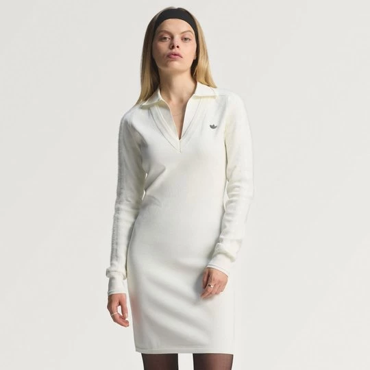 Obrázek produktu Šaty Long Sleeve Collared Adidas Off White