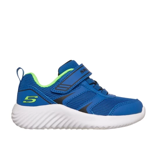 Obrázek produktu Skechers Chlapci Bounder - Super Leap Teniska v Modrý/Limetková, Pratelné v pračce