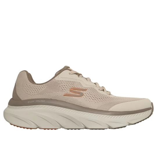 Obrázek produktu Skechers Muži Relaxed Fit: D'Lux Walker 2.0 - Bravik Shoes v Sedohnedá/Oranzový, Vegan, Pratelné v pračce