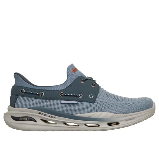 Obrázek produktu Skechers Muži Slip-ins Relaxed Fit: Arch Fit Orvan - Starport Shoes v Modrý, Pratelné v pračce