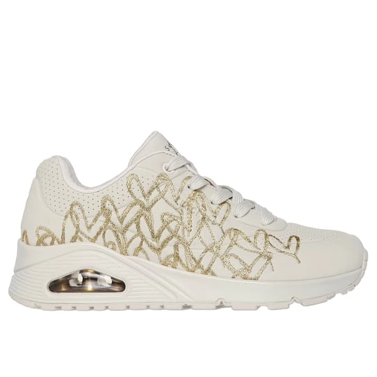 Obrázek produktu Skechers Ženy JGoldcrown: UNO - Golden Heart Shoes v Prírodní/Zlatý