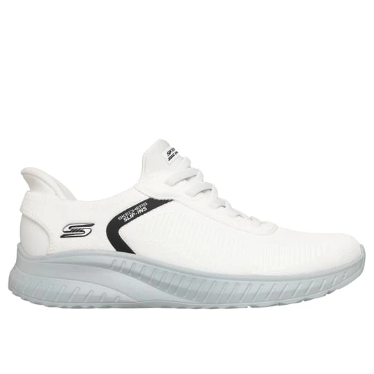 Obrázek produktu Skechers Ženy Slip-ins: BOBS Sport Squad Chaos Shoes v Bílý/Šedá, Vegan, Pratelné v pračce